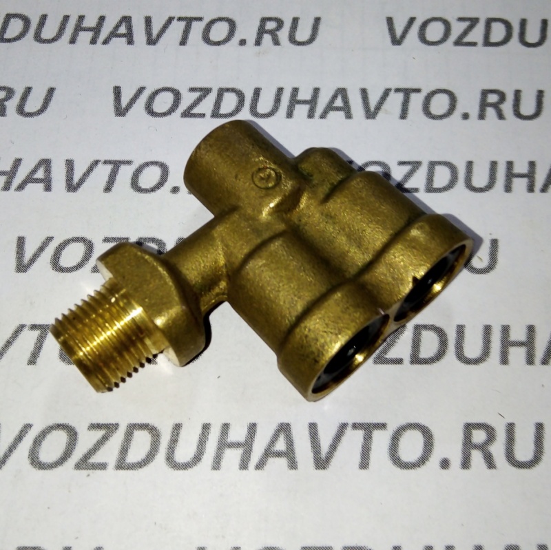 Фитинг четверник 8-8-M12х1 под трубку 6-M10х1ВН.                  F-образный 9604